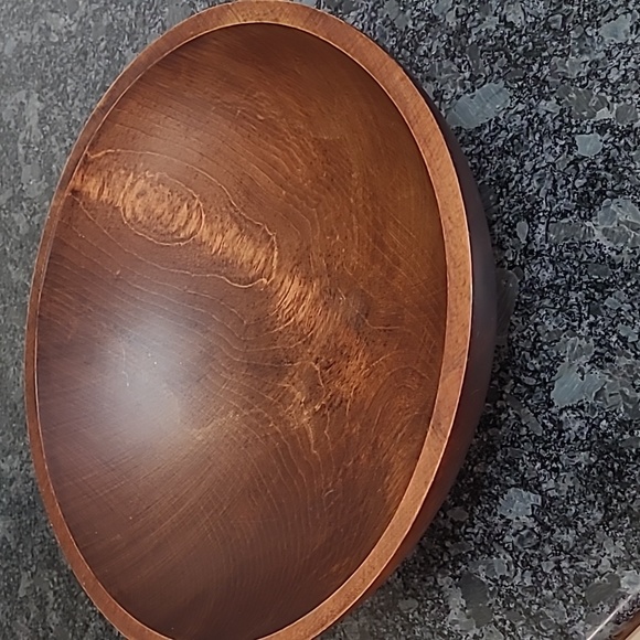 Vintage Canadian Birchwood Wooden Bowl - Picture 11 of 11